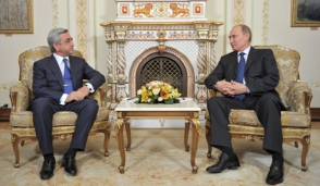 В Москве состоялась встреча между президентами России и Армении